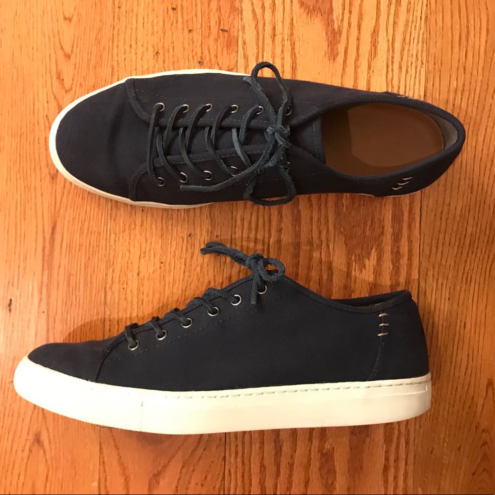 Frye Canvas Sneakers, Navy